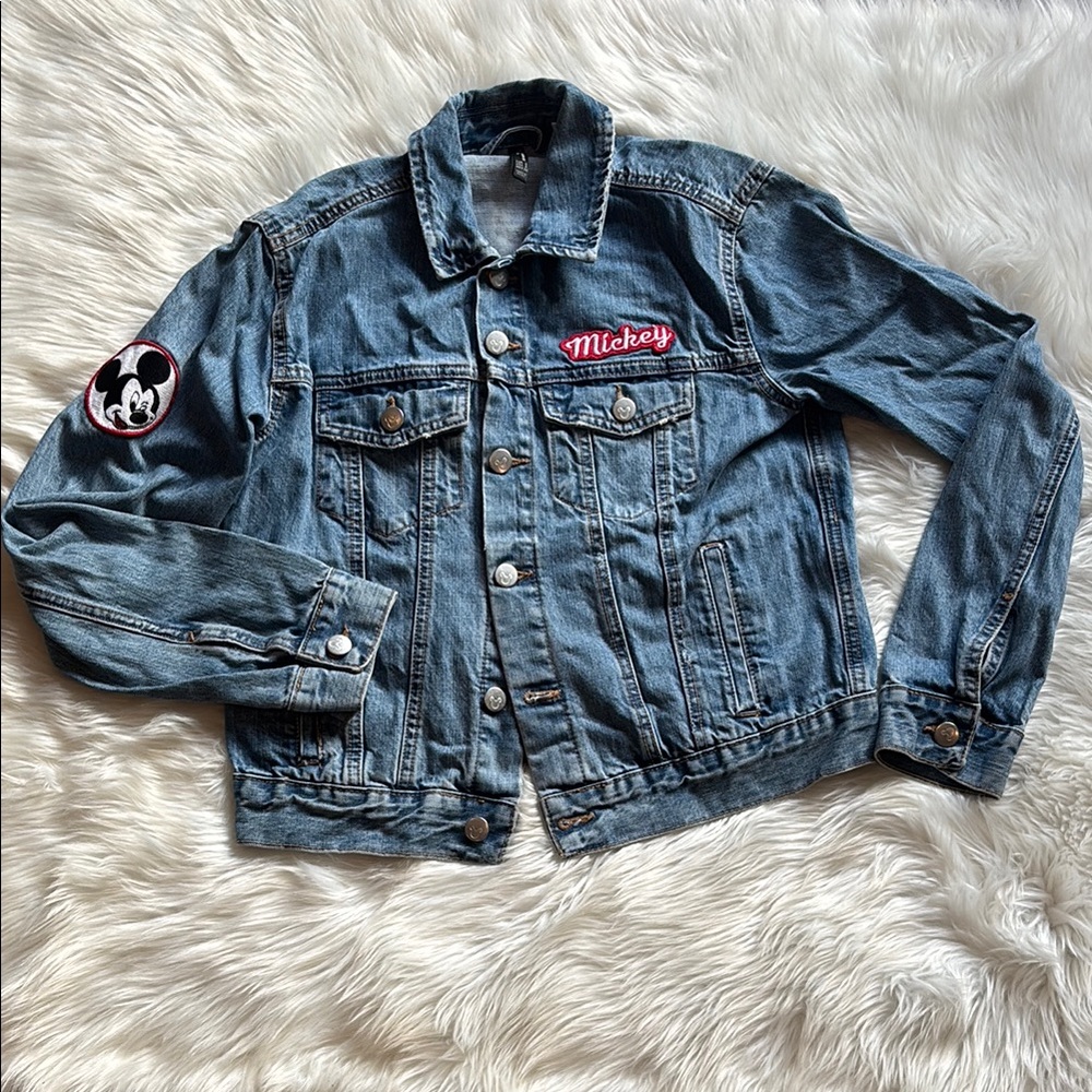 Disney Mickey Mouse Denim Jacket (Small)